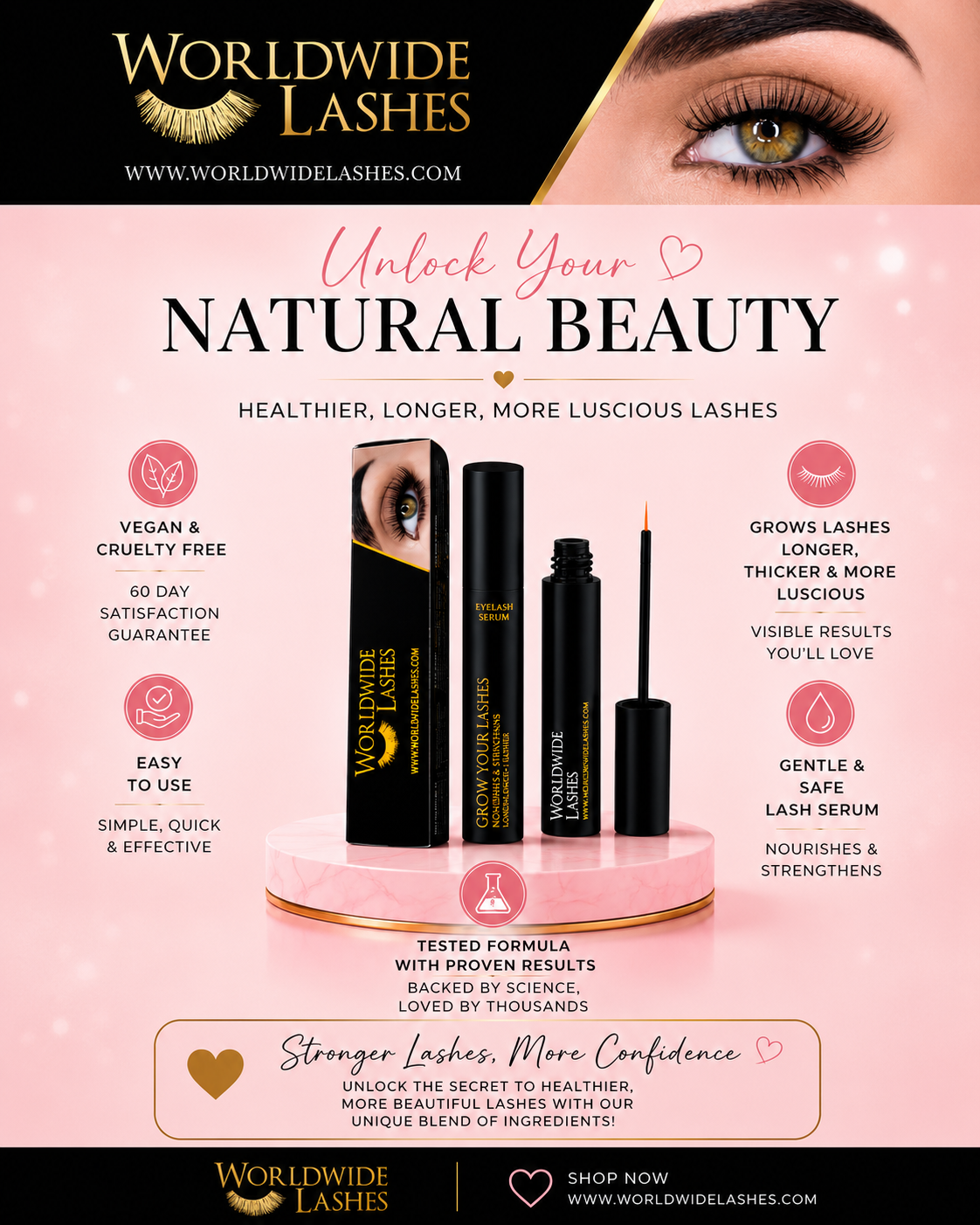 Grow your lashes - Eyelash serum