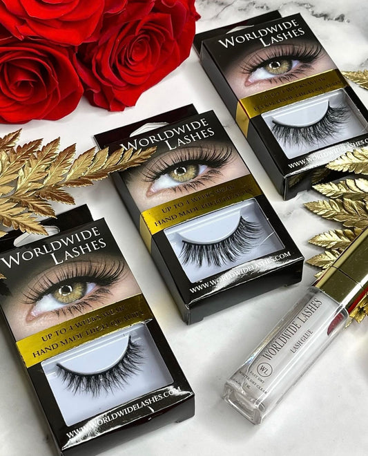 3 Lucky Dip Lashes and 1 Lash Glue