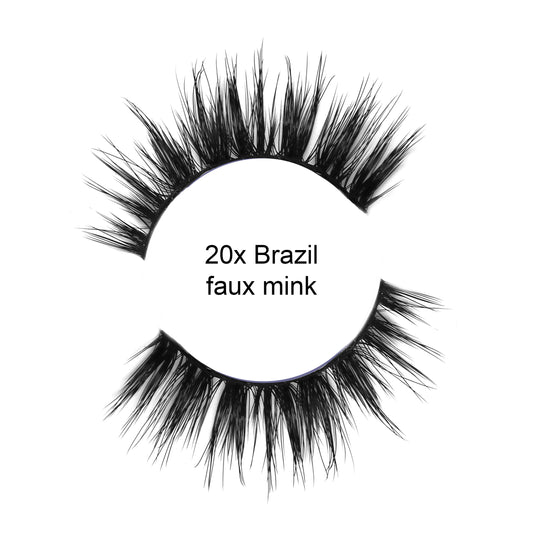 Brazil x 20 | Faux Mink