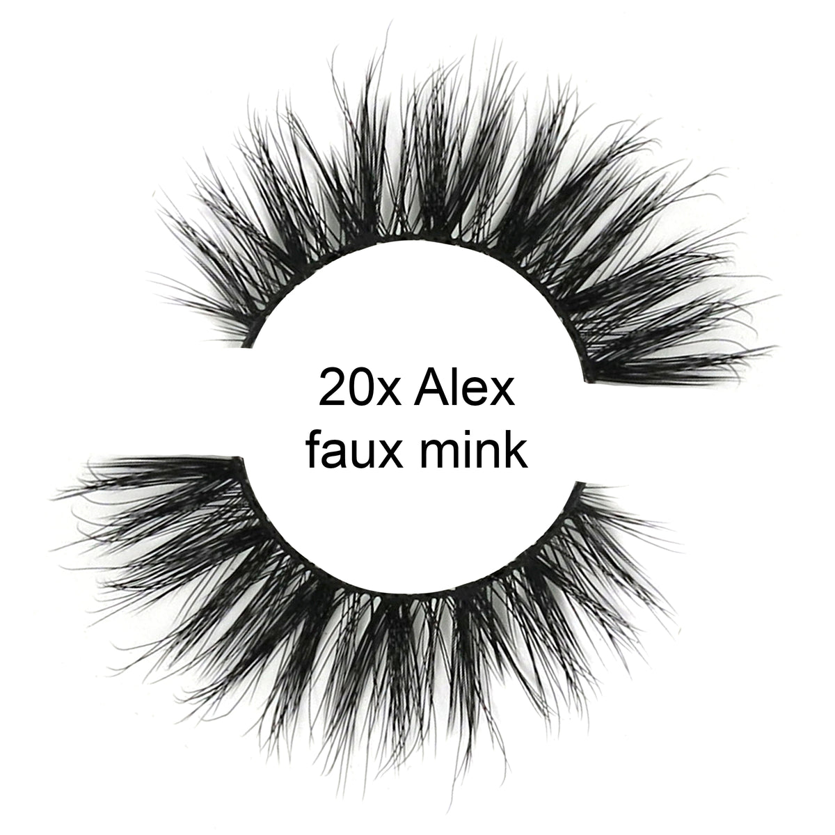 Alex Lashes x 20 | Faux Mink
