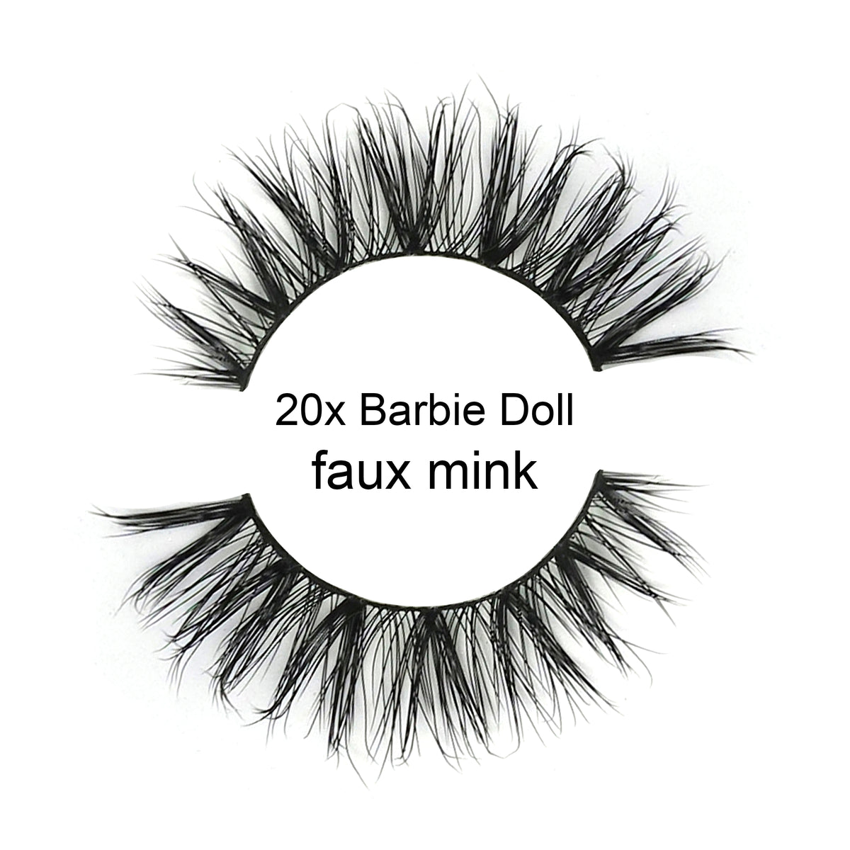 20x Barbie Doll | Faux Mink