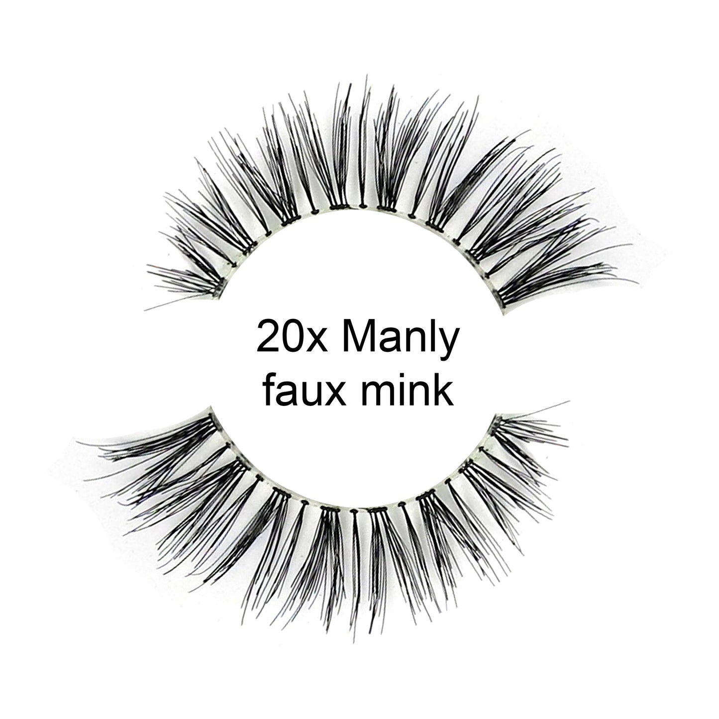 20 x Manly | Natural Human Hair Sale Lashes