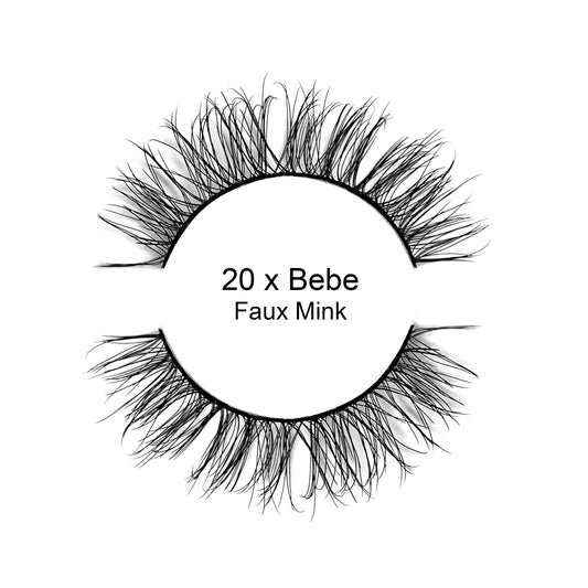 Bebe Lashes x 20 | Faux Mink