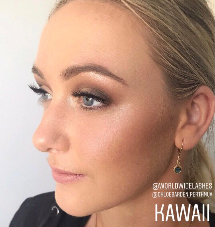 Kawaii Lashes x 20 Clear band | Natural Faux Mink