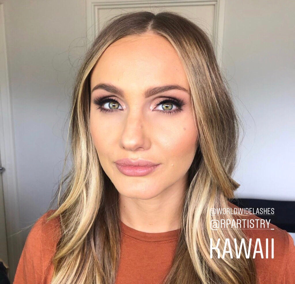 Kawaii Lashes x 20 Clear band | Natural Faux Mink