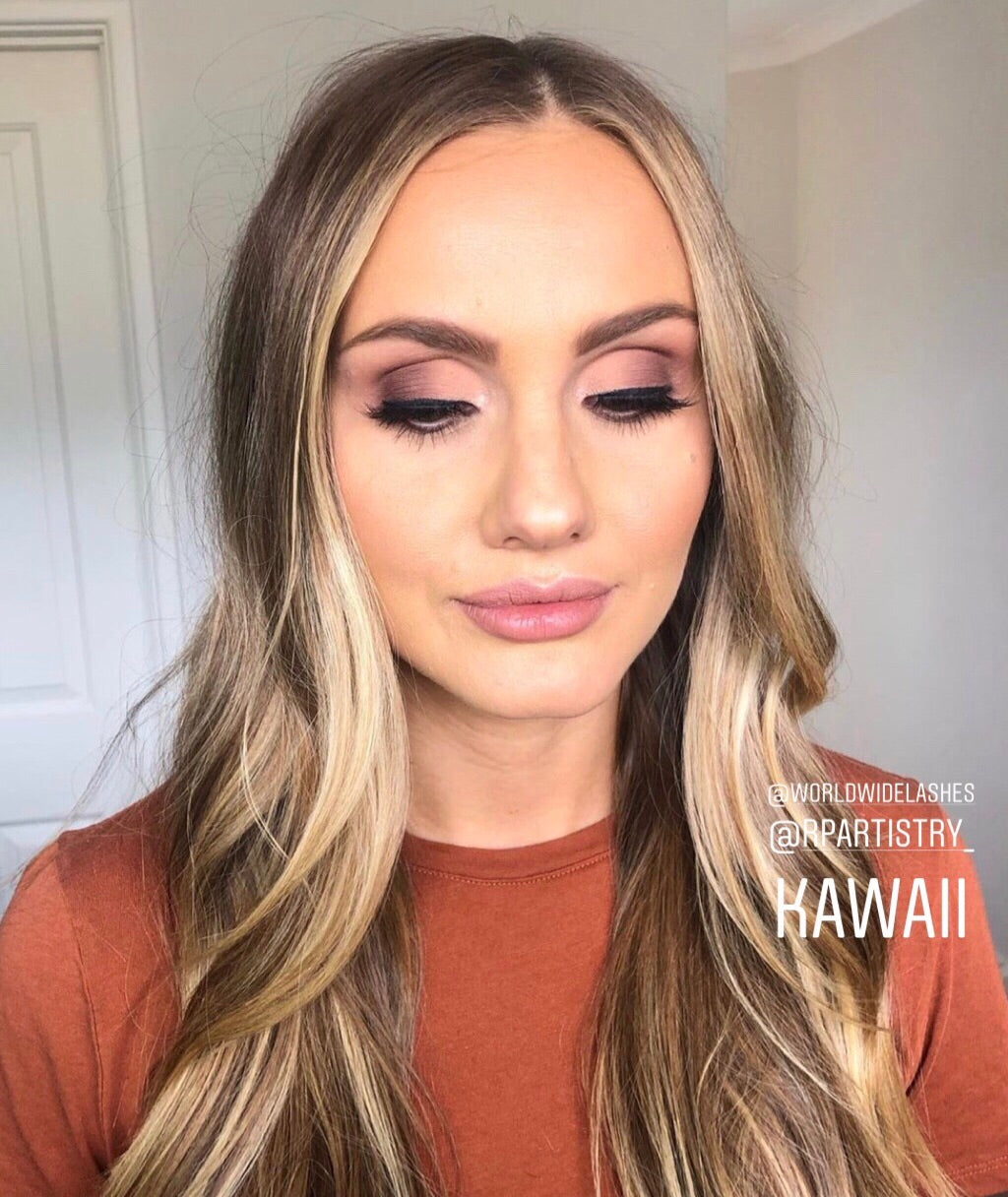 Kawaii Lashes x 20 Clear band | Natural Faux Mink